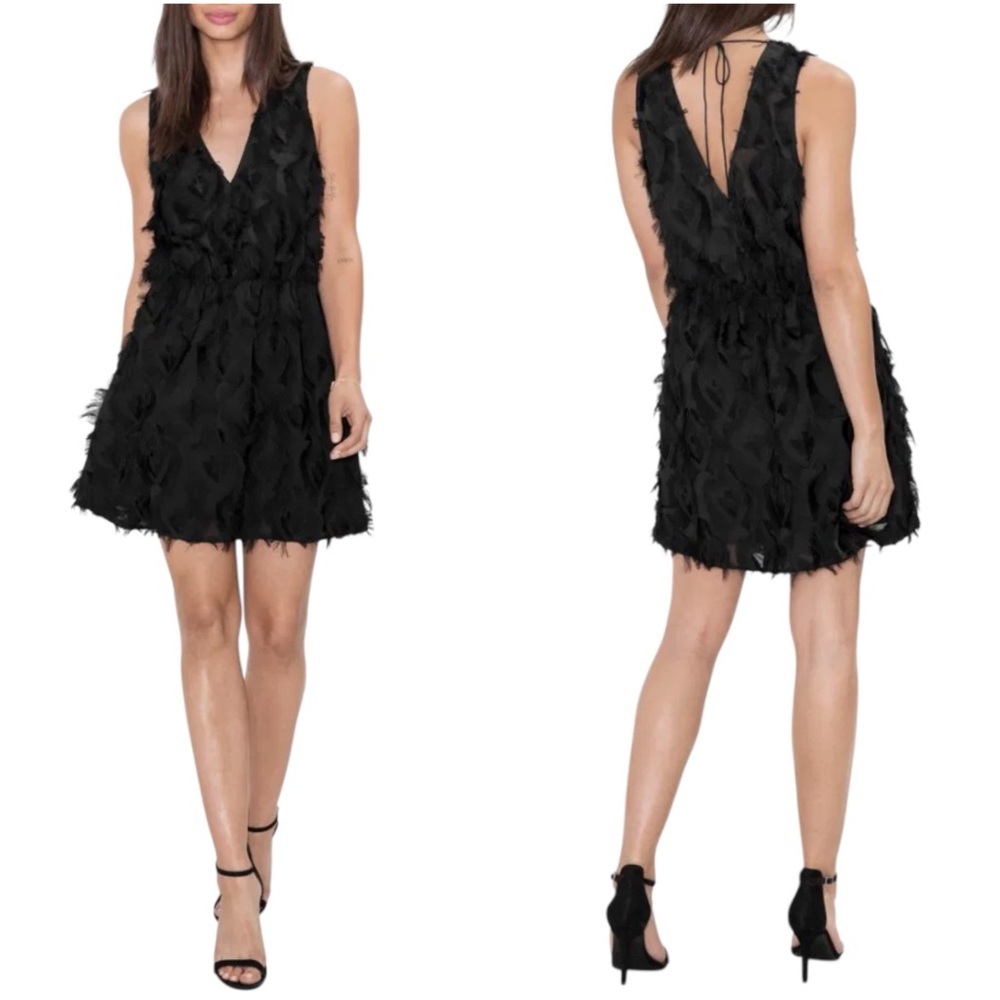 & OTHER STORIES Fringe Mini Dress Size 10
